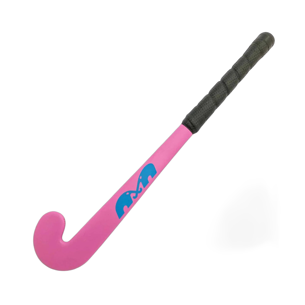 TK 18-inch mini field hockey stick with compact design and textured grip handle