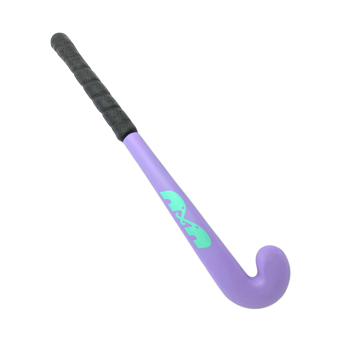 TK 18-inch mini field hockey stick with compact design and textured grip handle