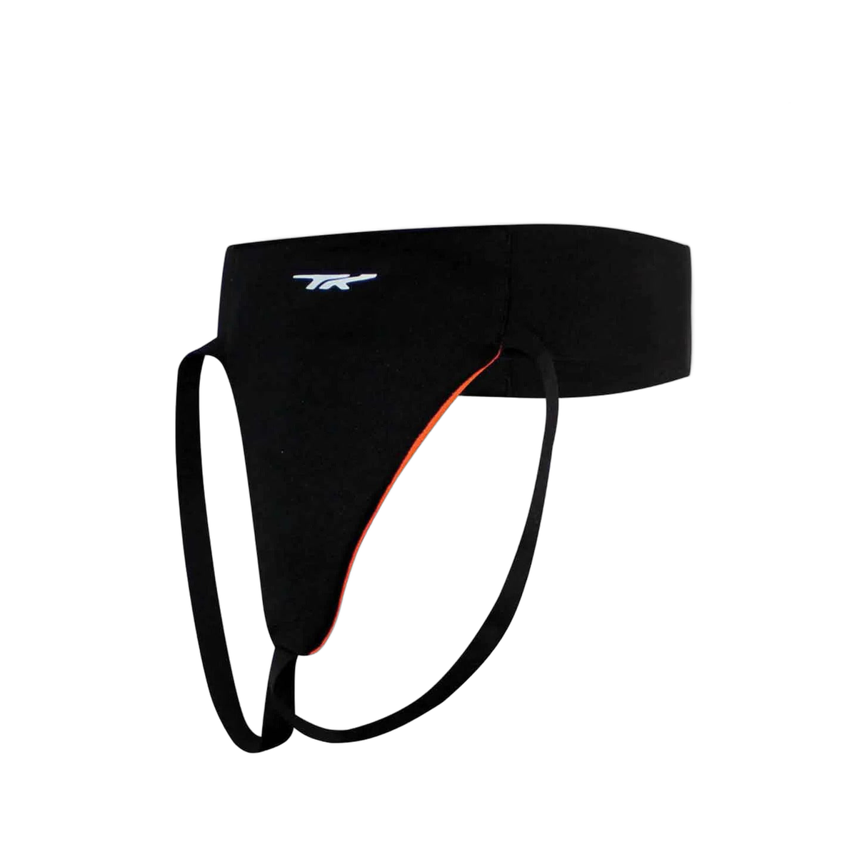 TK S1 pelvic protector with contoured padding and elastic waistband and leg straps for secure fit and protection