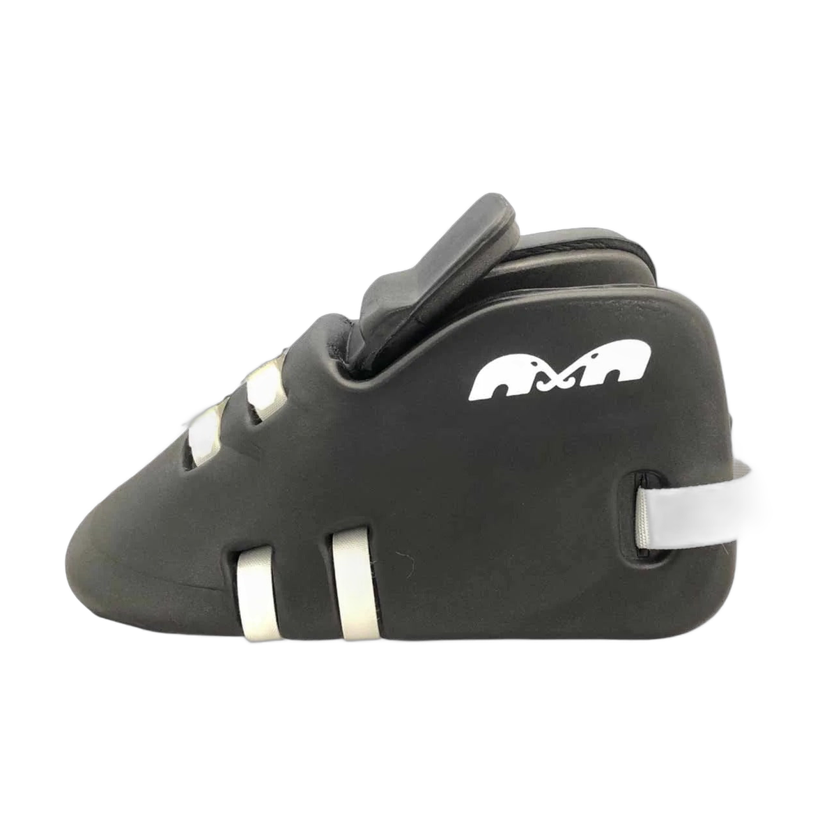 TK3 field hockey goalkeeper kickers featuring a durable foam construction, raised toe design, and adjustable buckle straps for a secure fit and controlled rebound.