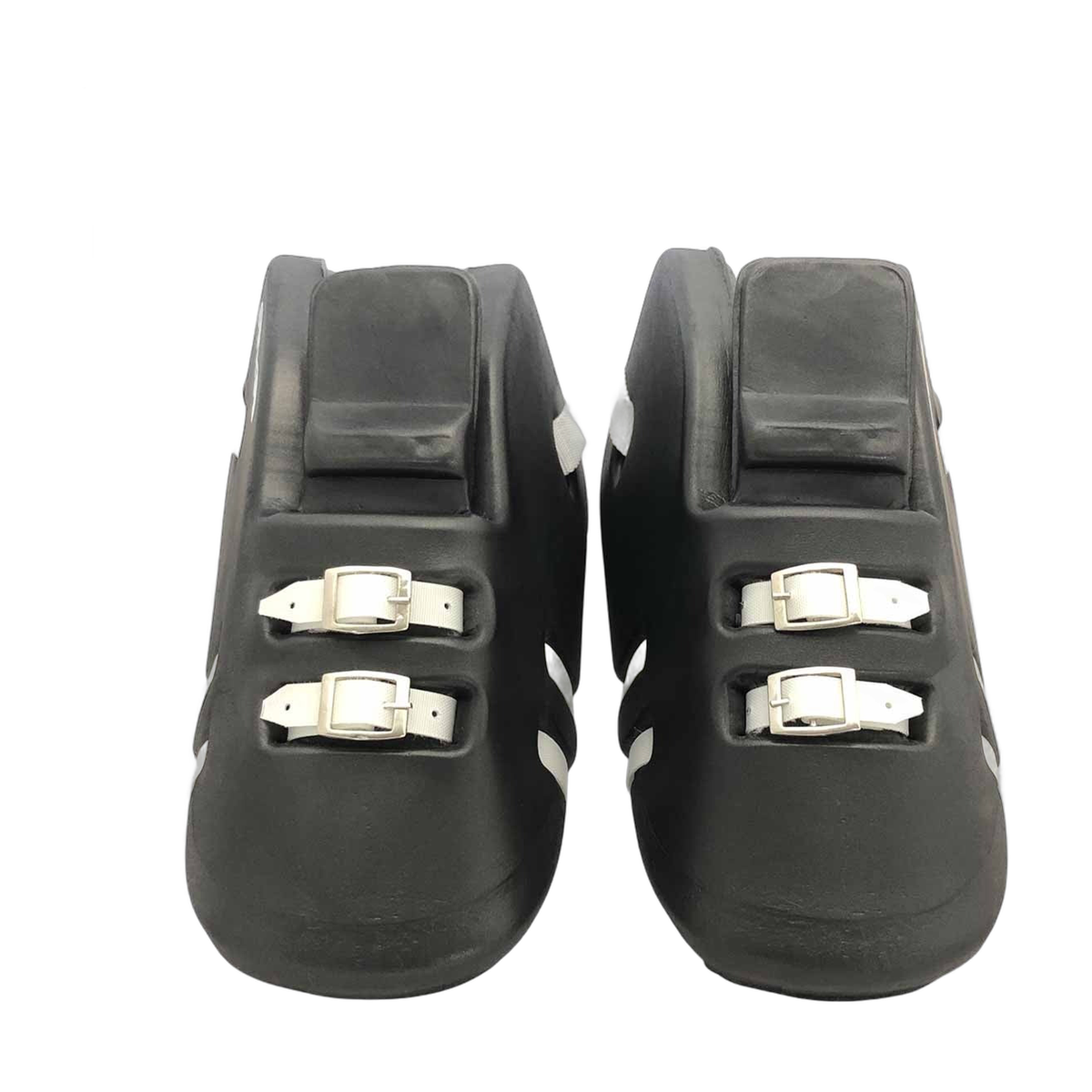 TK3 field hockey goalkeeper kickers featuring a durable foam construction, raised toe design, and adjustable buckle straps for a secure fit and controlled rebound.