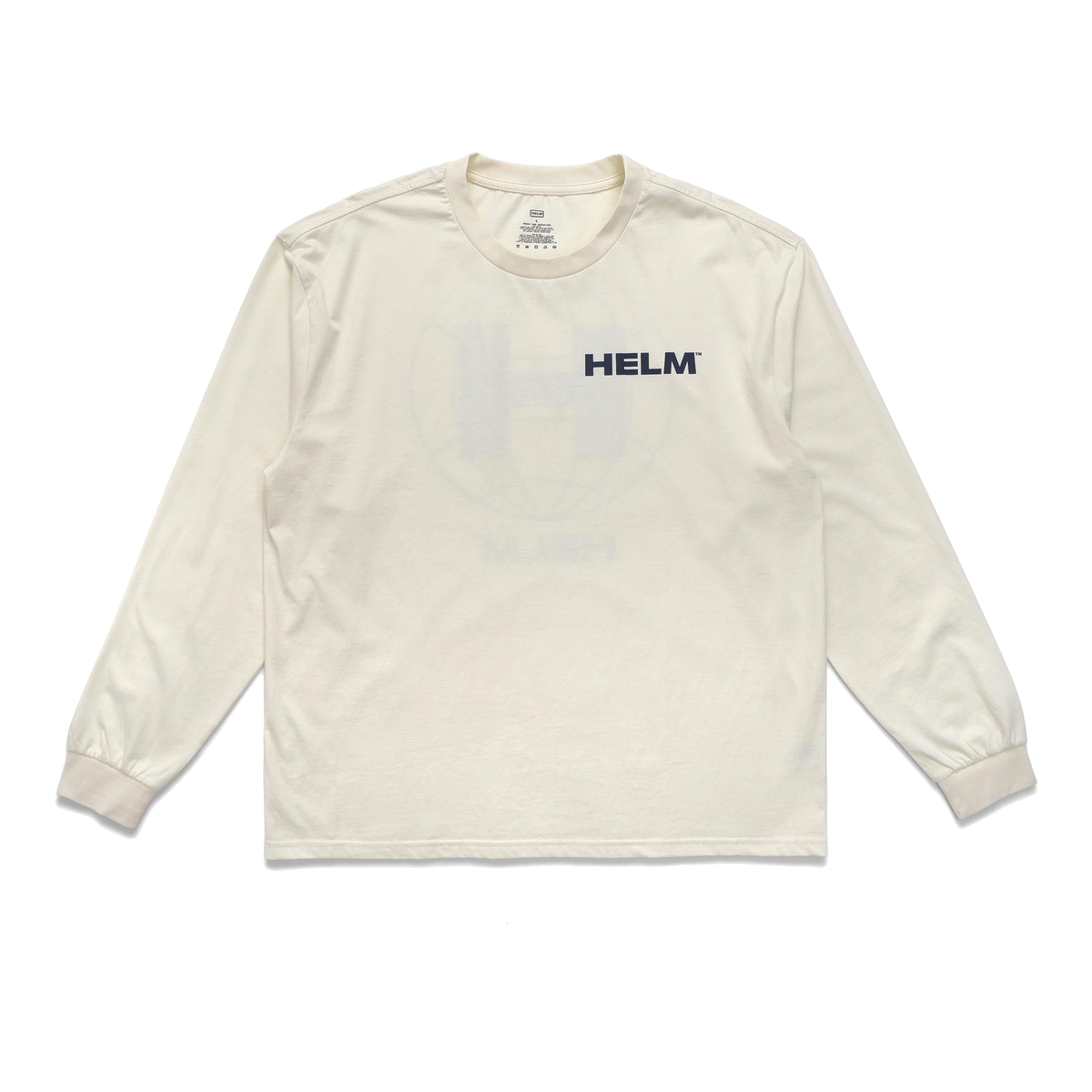 Globe L/S Tee - Creme - HS-M2204LS-CRM-S, HS-M2204LS-CRM-M, HS-M2204LS-CRM-L, HS-M2204LS-CRM-XL, HS-M2204LS-CRM-XXL - Great Call Athletics