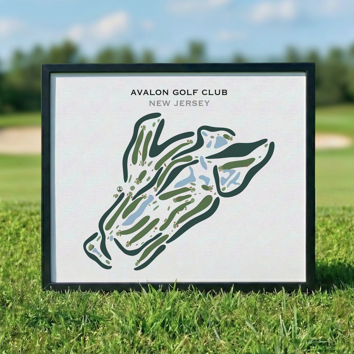 Avalon Golf Club, New Jersey - Printed Golf Courses