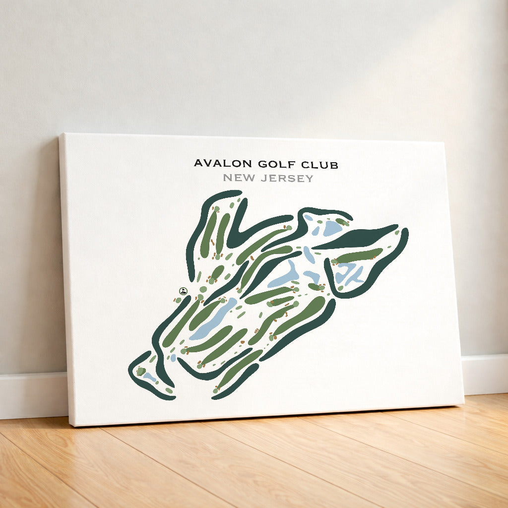 Avalon Golf Club, New Jersey - Printed Golf Courses