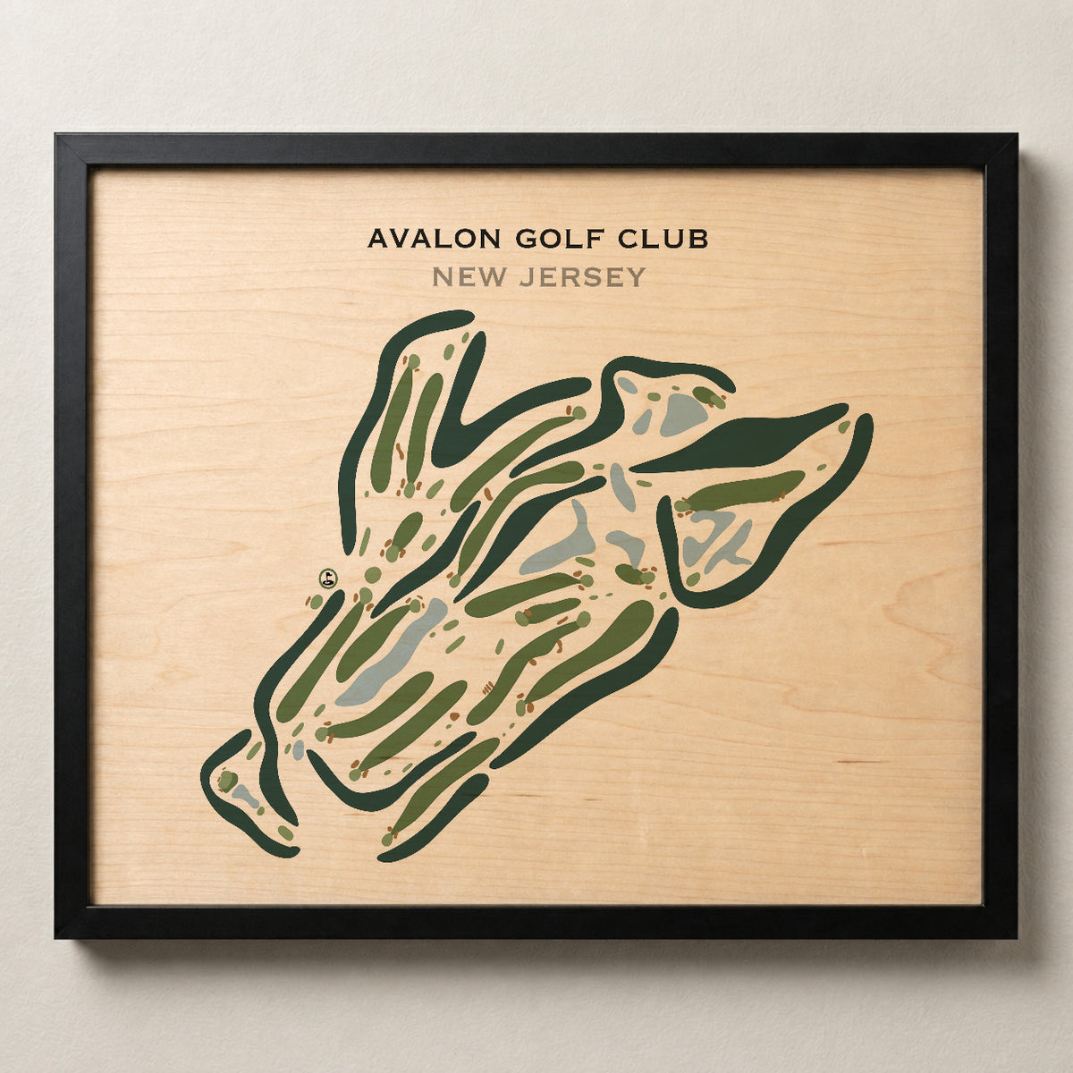 Avalon Golf Club, New Jersey - Printed Golf Courses