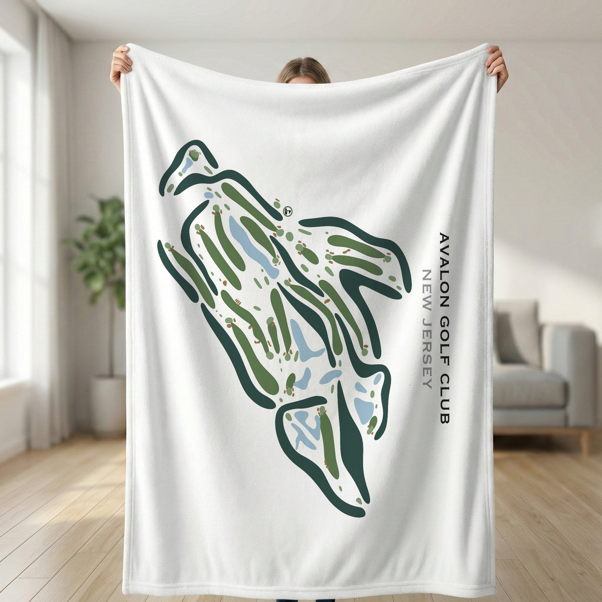 Avalon Golf Club, New Jersey - Printed Golf Courses