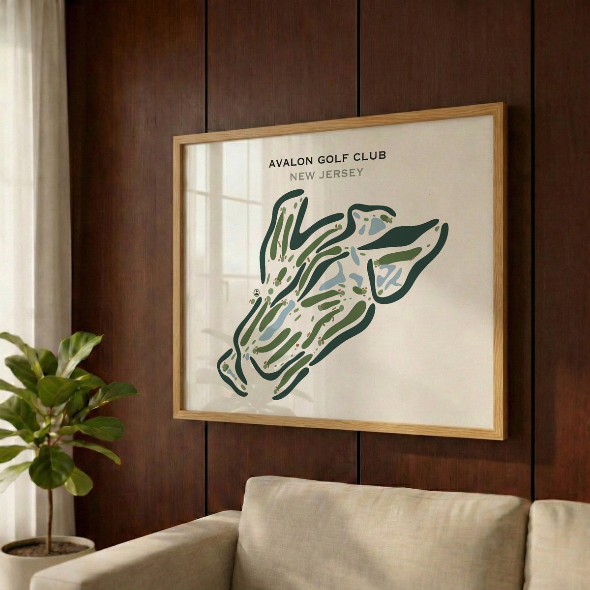 Avalon Golf Club, New Jersey - Printed Golf Courses