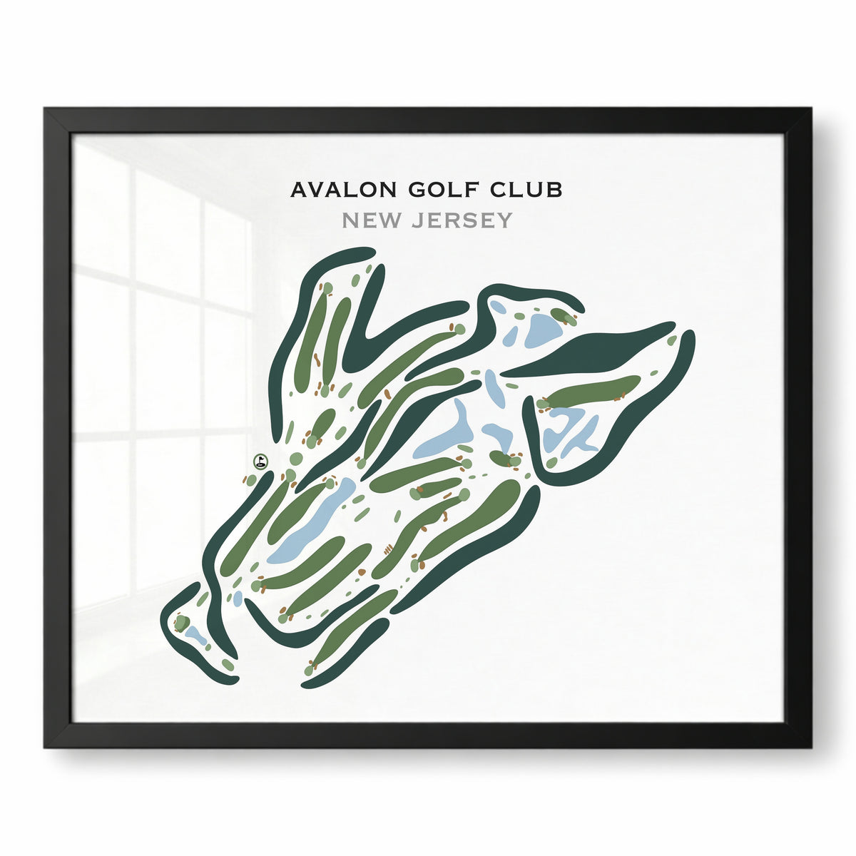 Avalon Golf Club, New Jersey - Printed Golf Courses