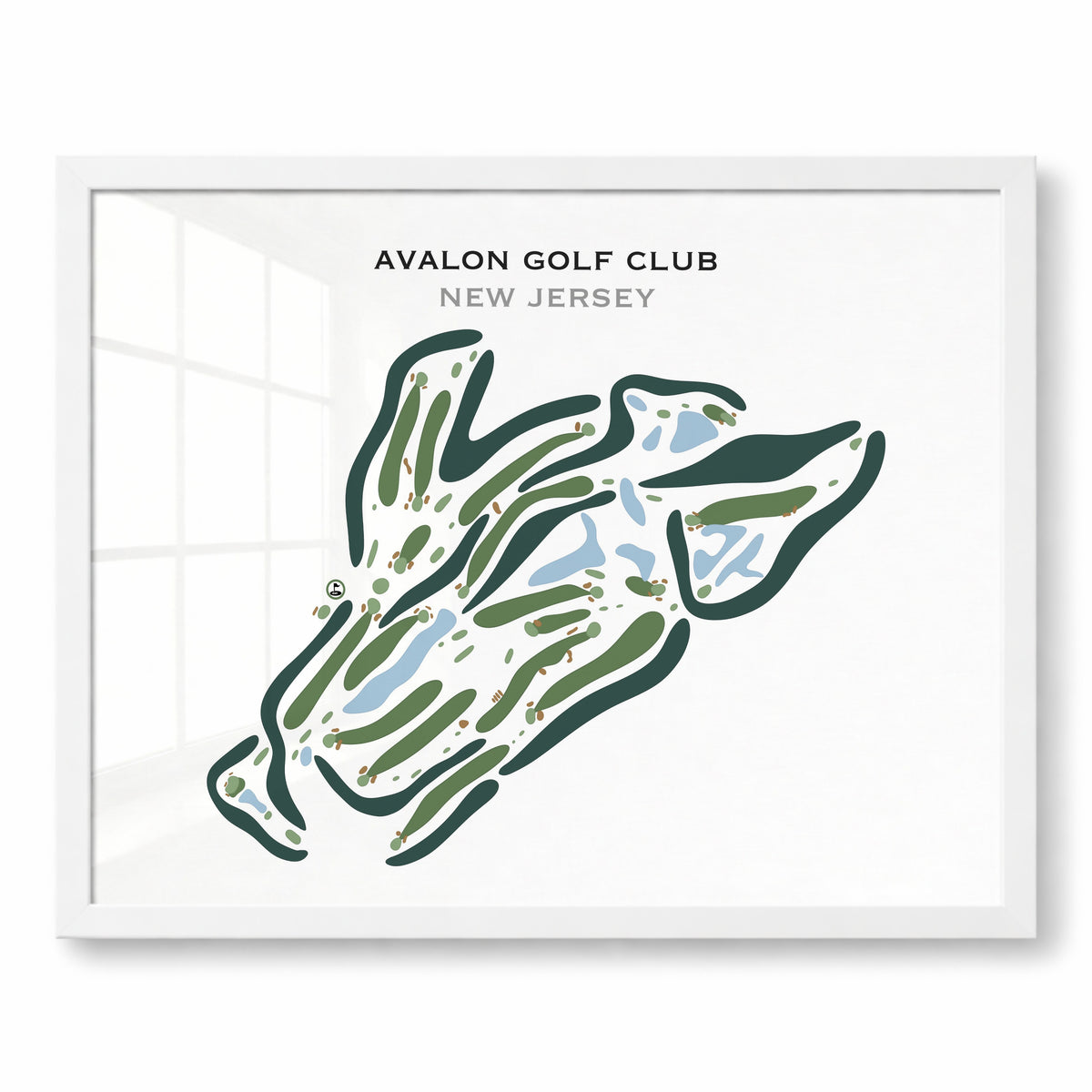 Avalon Golf Club, New Jersey - Printed Golf Courses