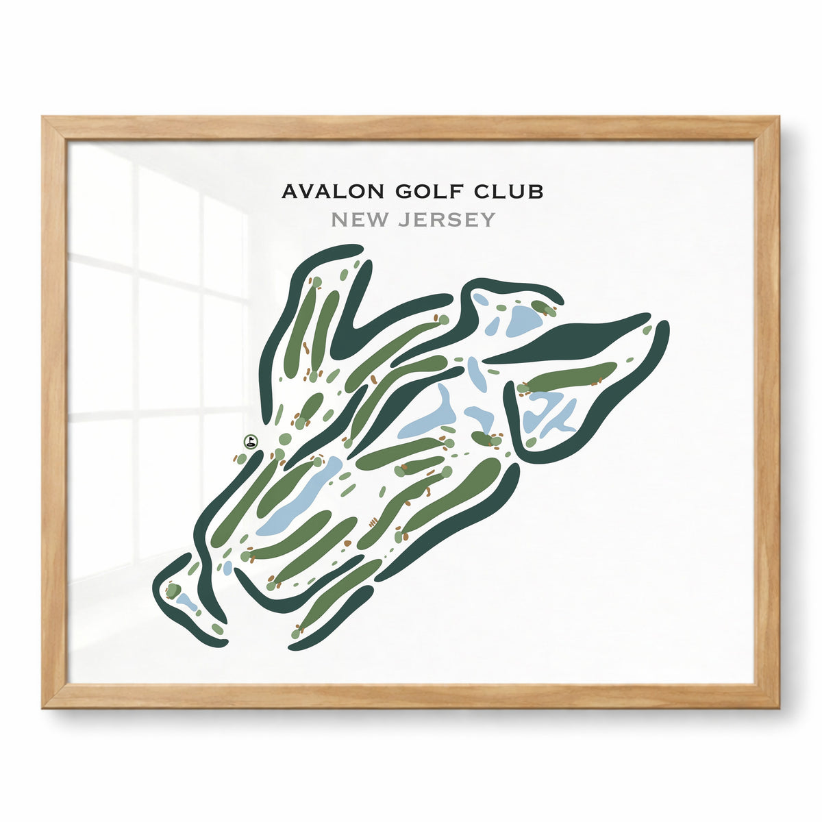 Avalon Golf Club, New Jersey - Printed Golf Courses