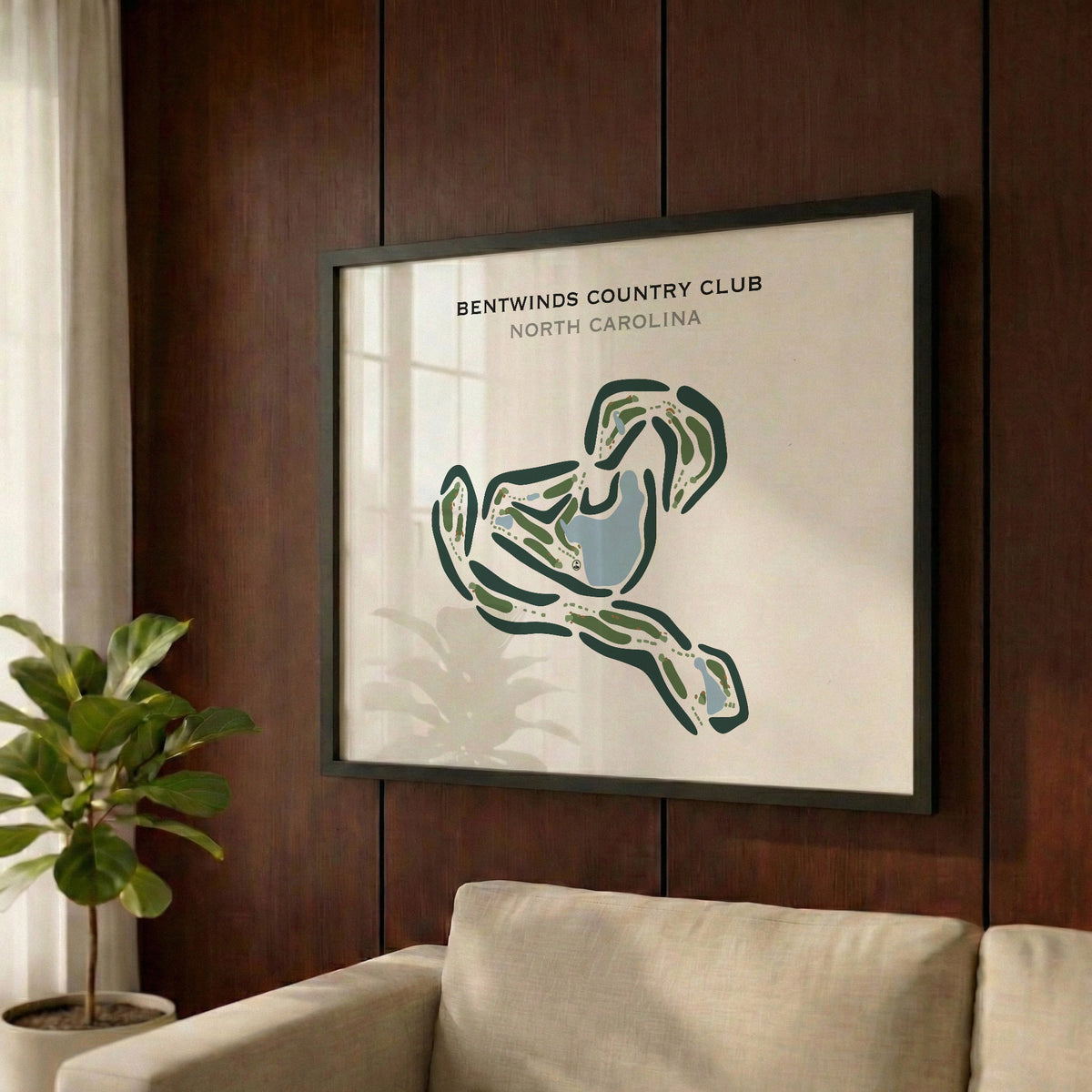 Bentwinds Country Club, North Carolina - Printed Golf Courses