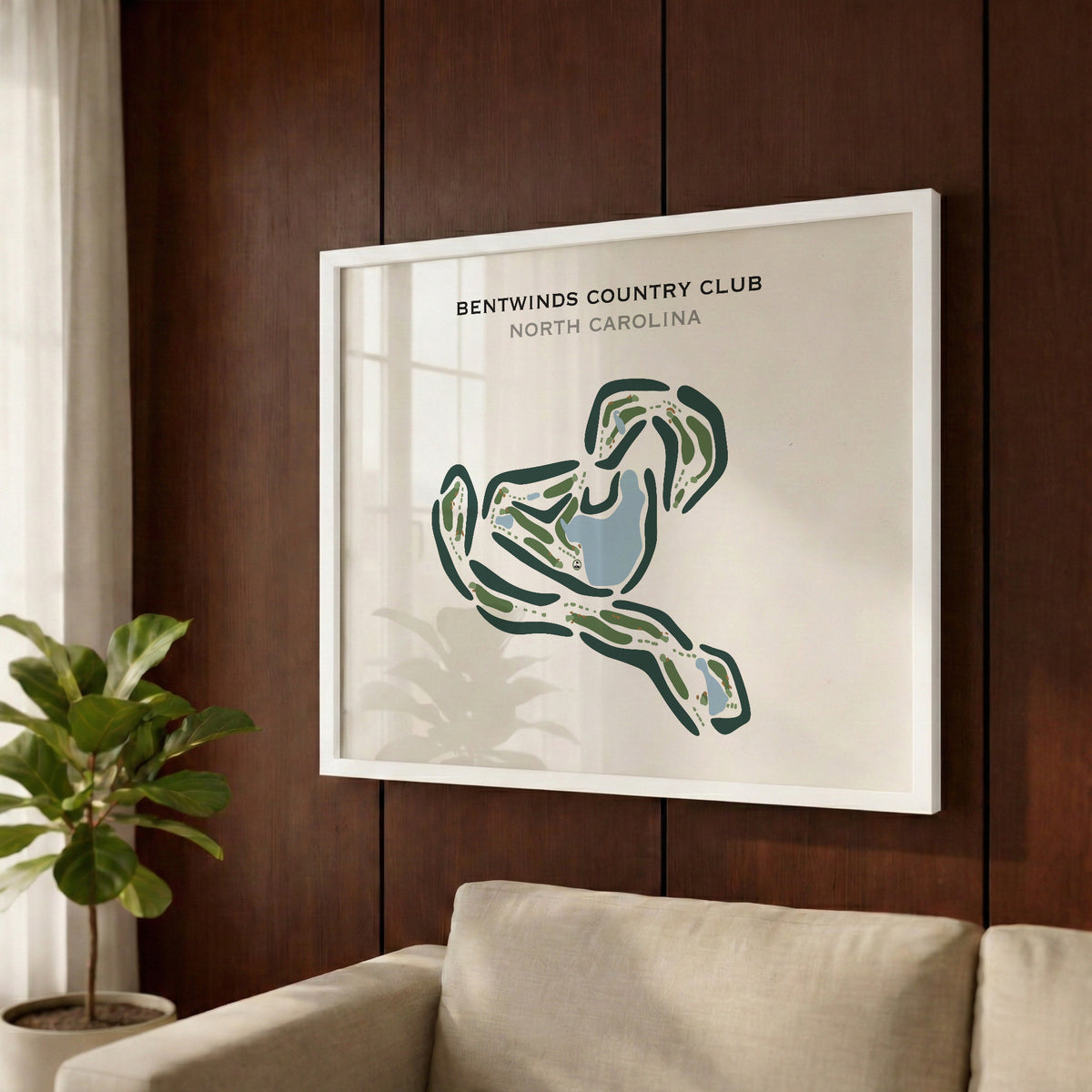 Bentwinds Country Club, North Carolina - Printed Golf Courses