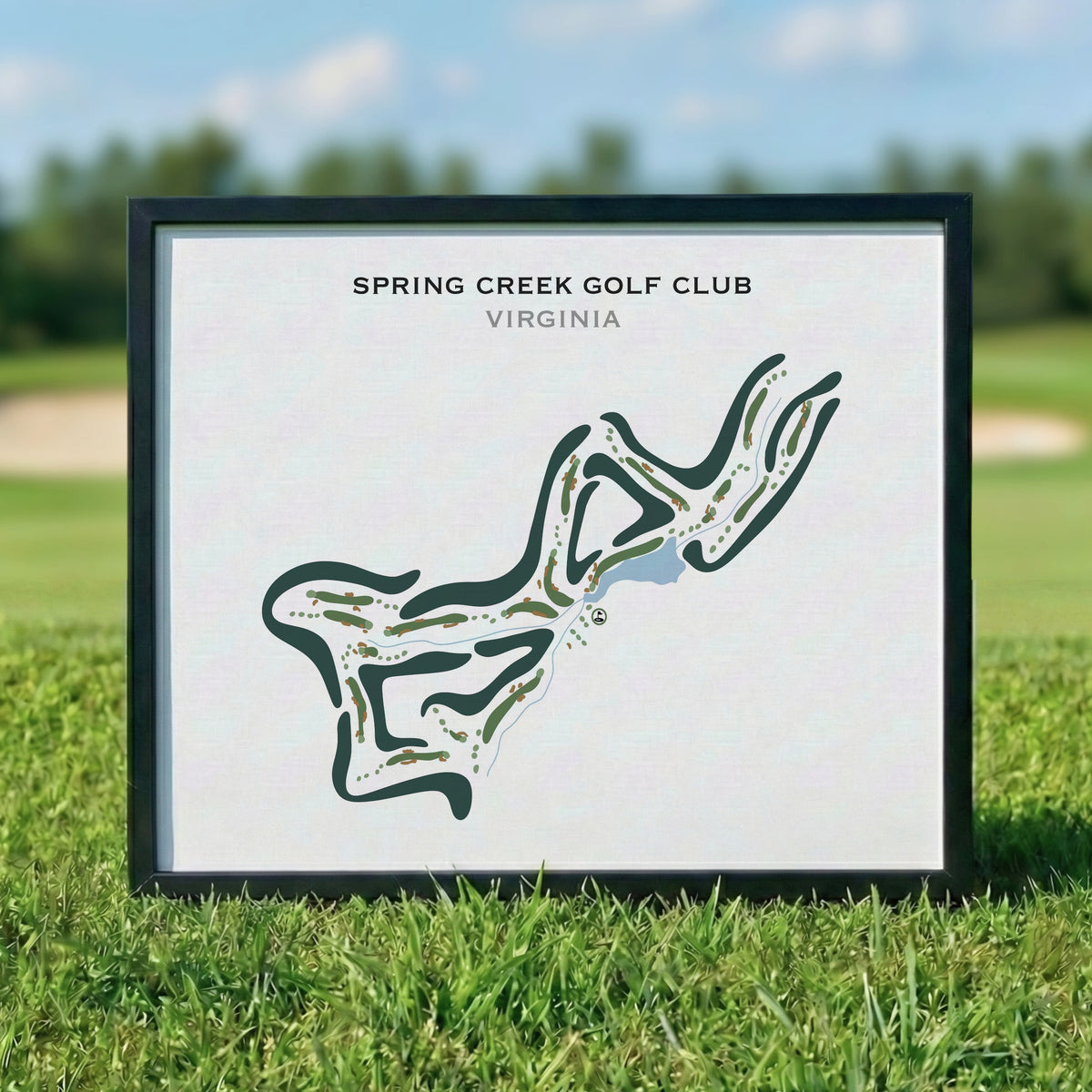Spring Creek Golf Club, Virginia - Printed Golf Courses