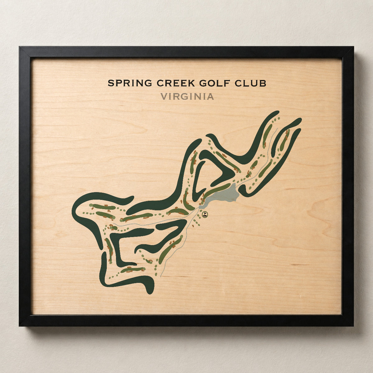 Spring Creek Golf Club, Virginia - Printed Golf Courses