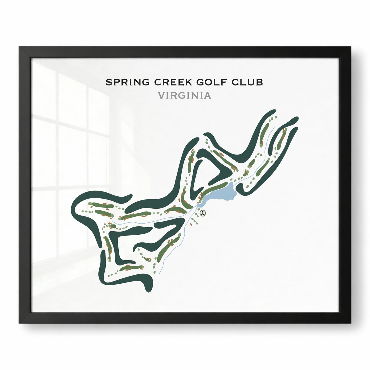 Spring Creek Golf Club, Virginia - Printed Golf Courses