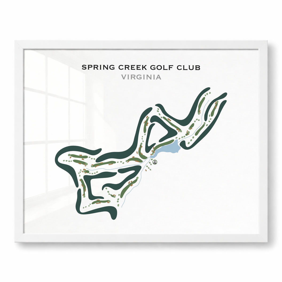 Spring Creek Golf Club, Virginia - Printed Golf Courses