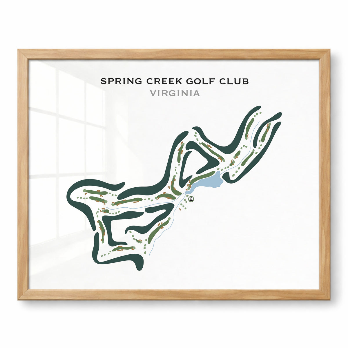 Spring Creek Golf Club, Virginia - Printed Golf Courses