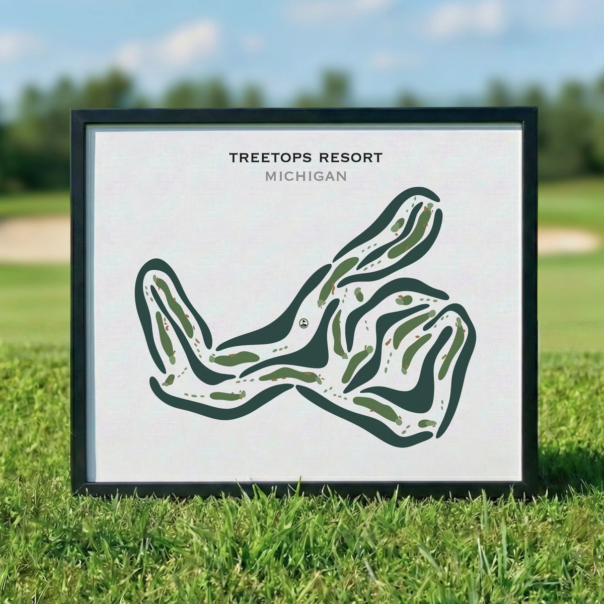 Treetops Resort, Michigan - Printed Golf Courses