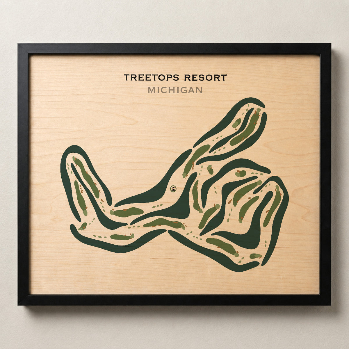 Treetops Resort, Michigan - Printed Golf Courses