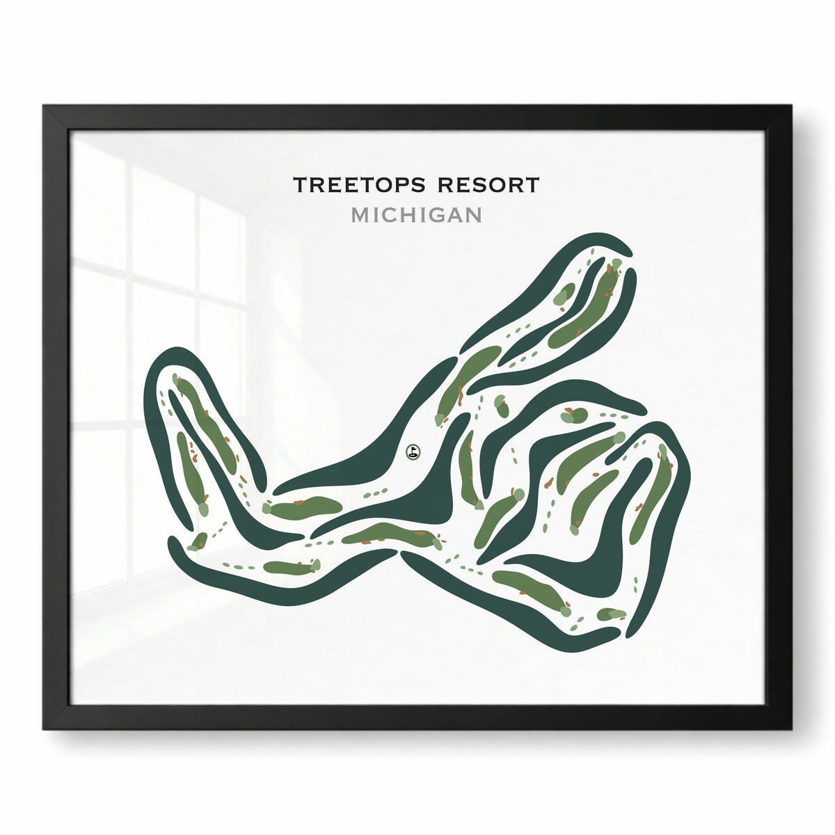 Treetops Resort, Michigan - Printed Golf Courses
