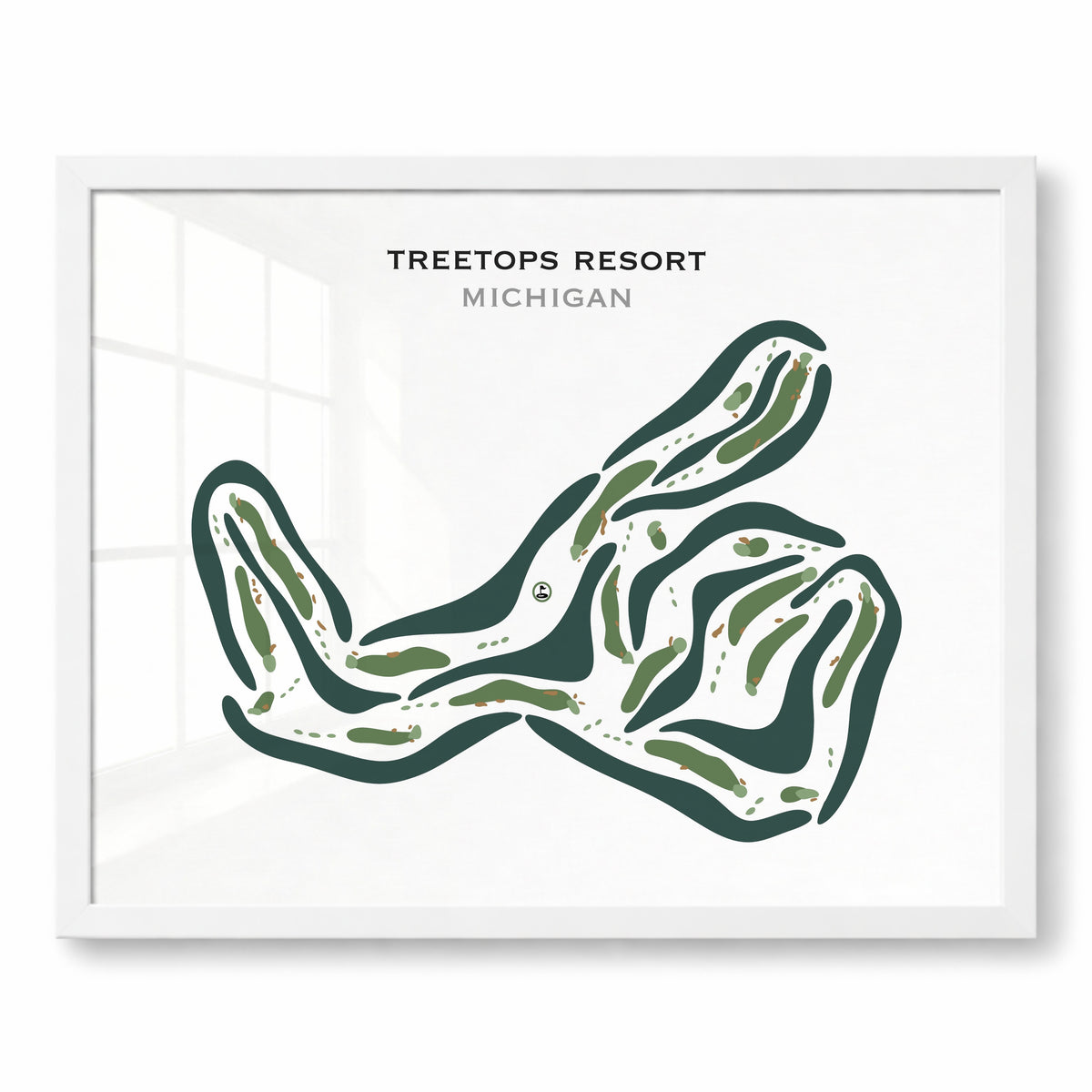 Treetops Resort, Michigan - Printed Golf Courses