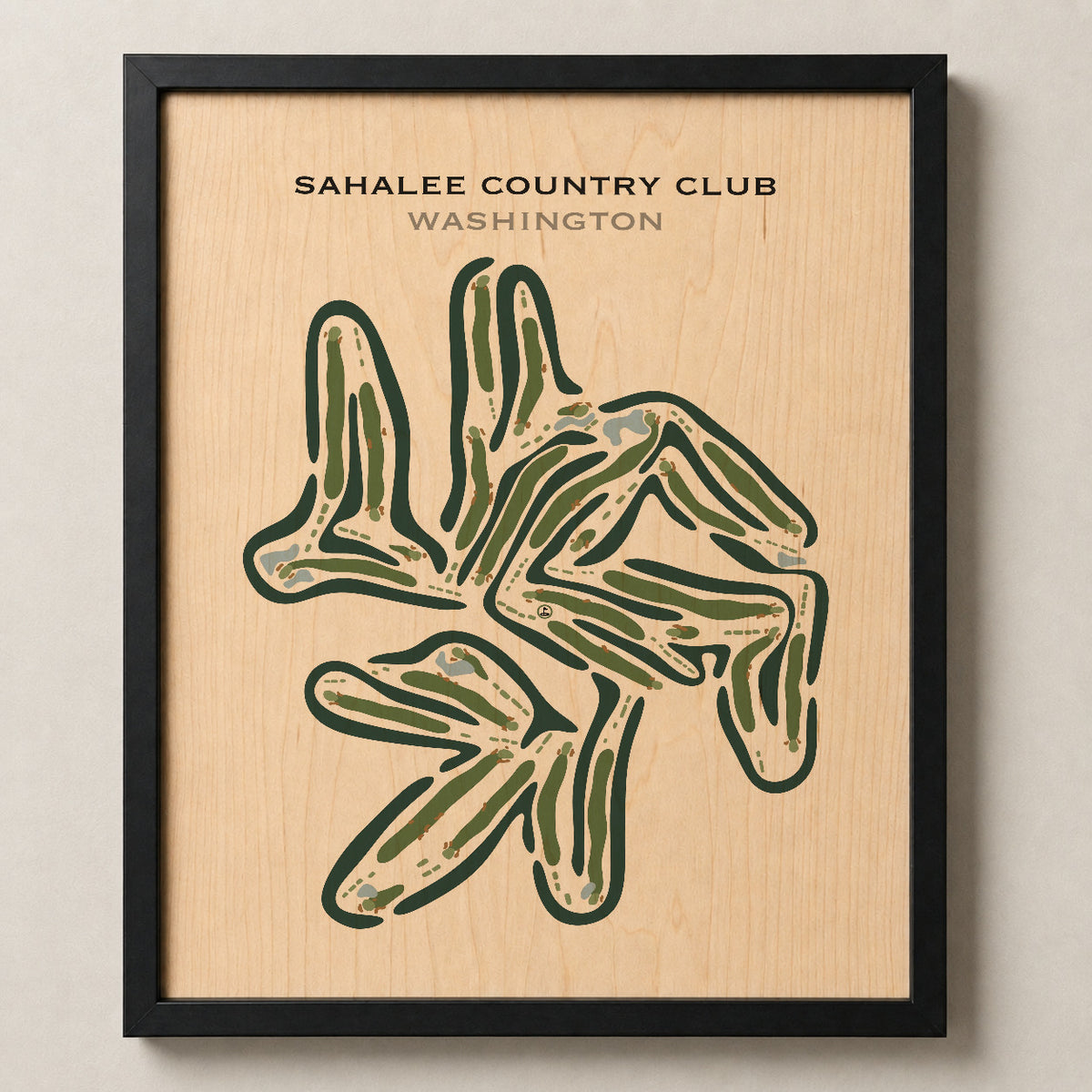 Sahalee Country Club, Washington - Printed Golf Courses