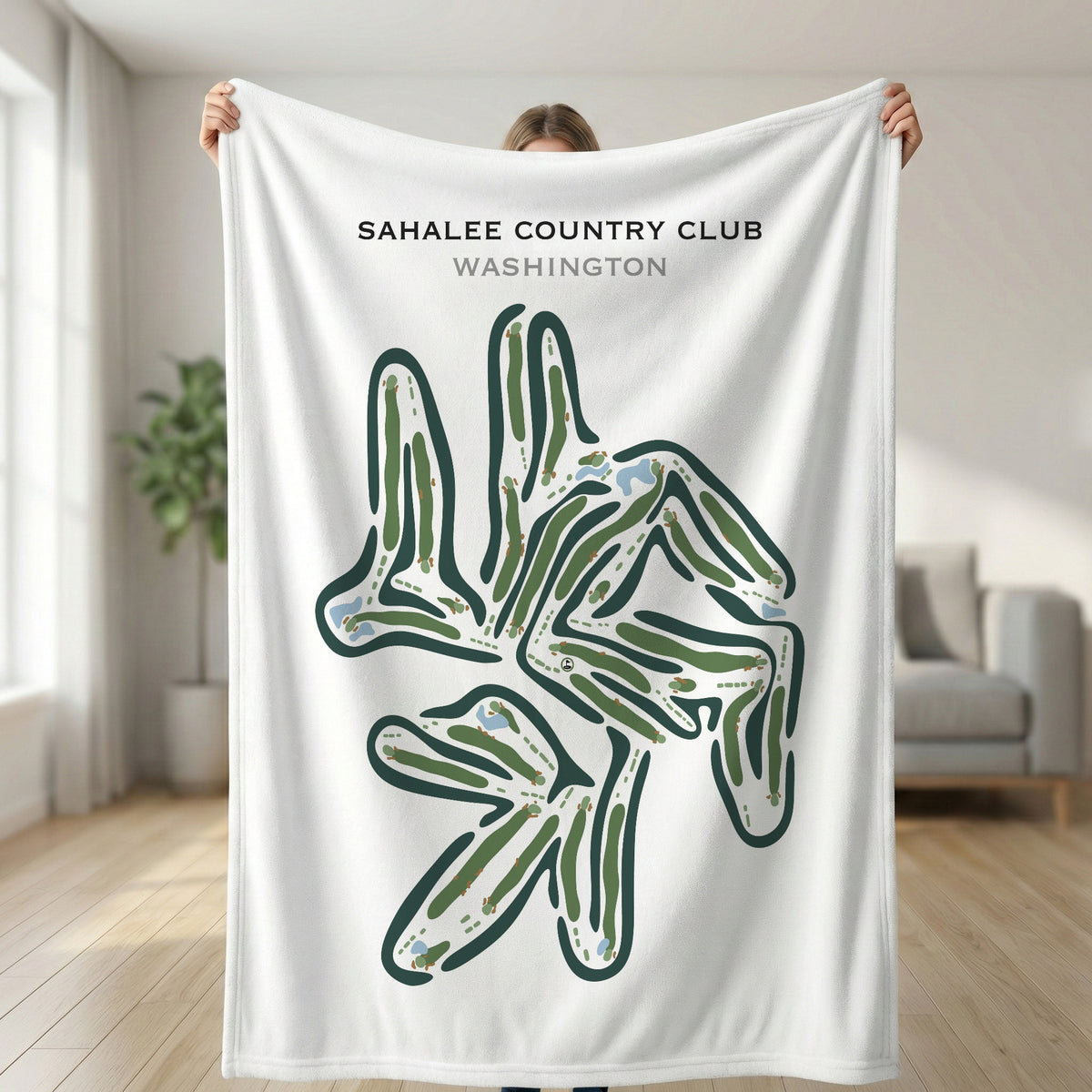 Sahalee Country Club, Washington - Printed Golf Courses