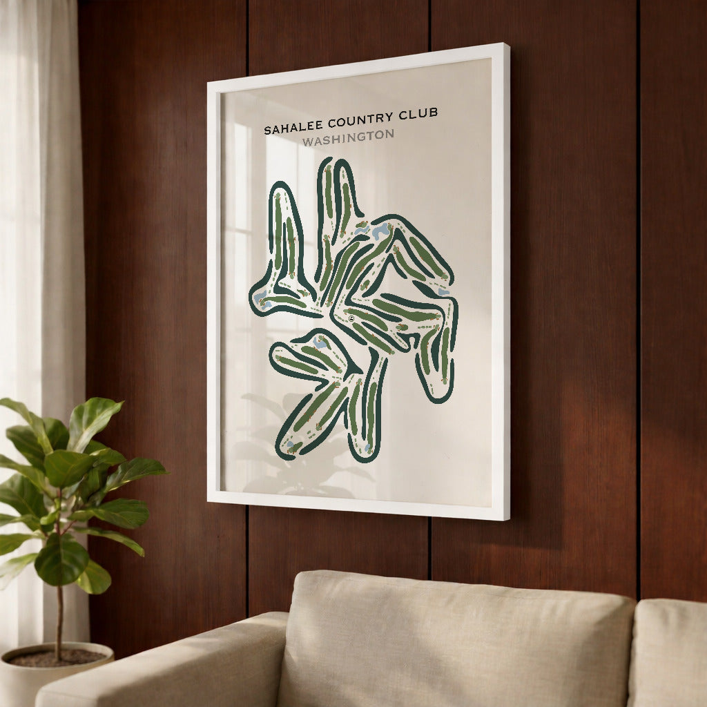 Sahalee Country Club, Washington - Printed Golf Courses