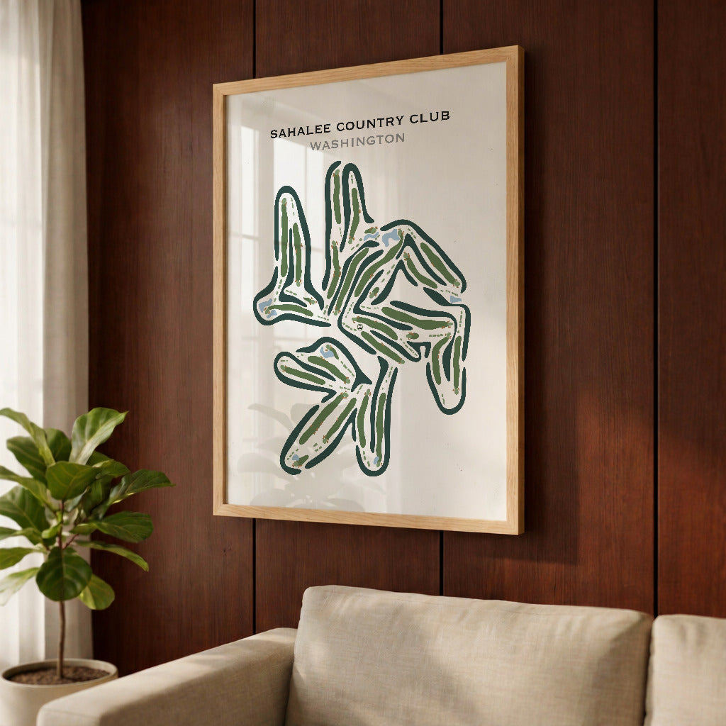 Sahalee Country Club, Washington - Printed Golf Courses