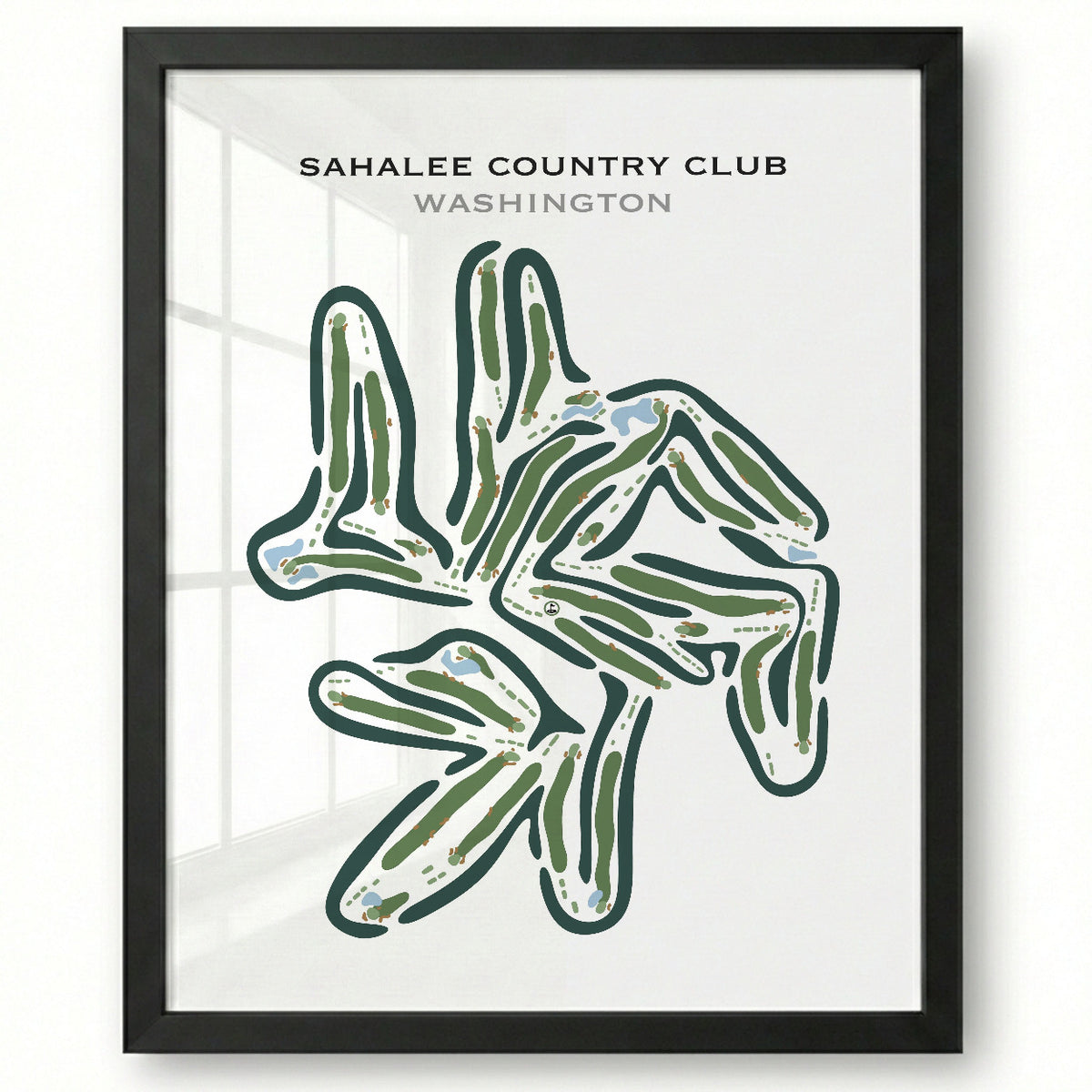 Sahalee Country Club, Washington - Printed Golf Courses