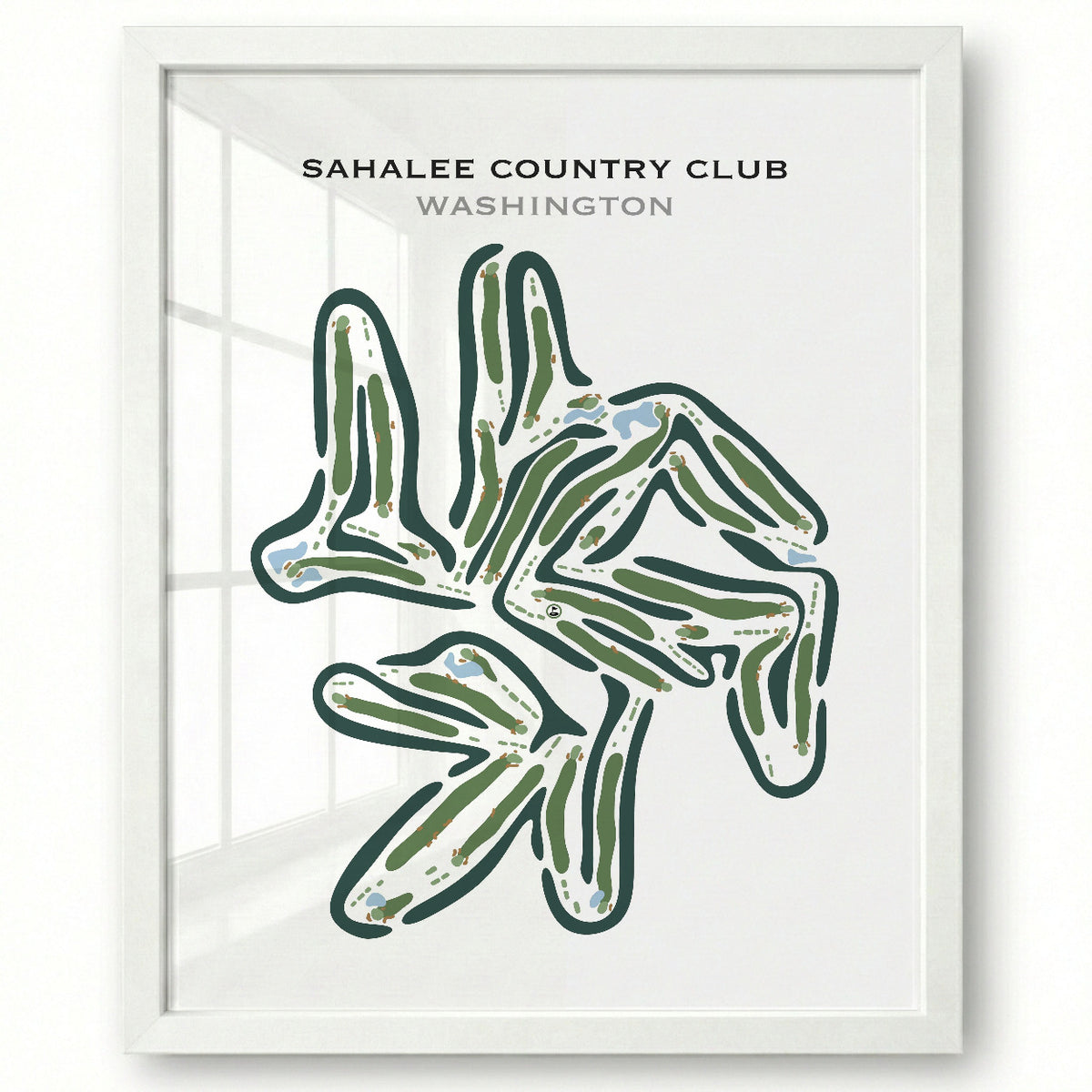 Sahalee Country Club, Washington - Printed Golf Courses