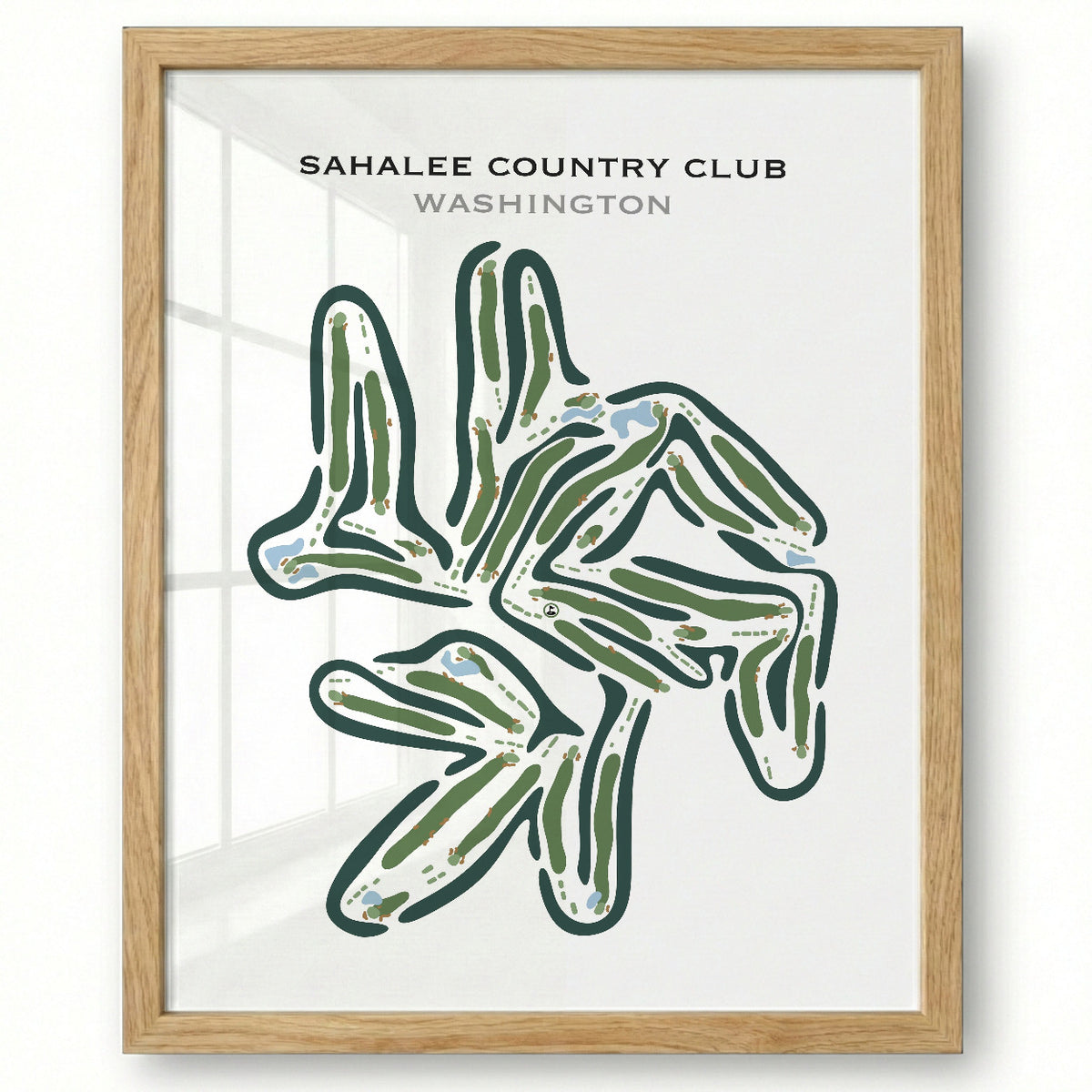 Sahalee Country Club, Washington - Printed Golf Courses