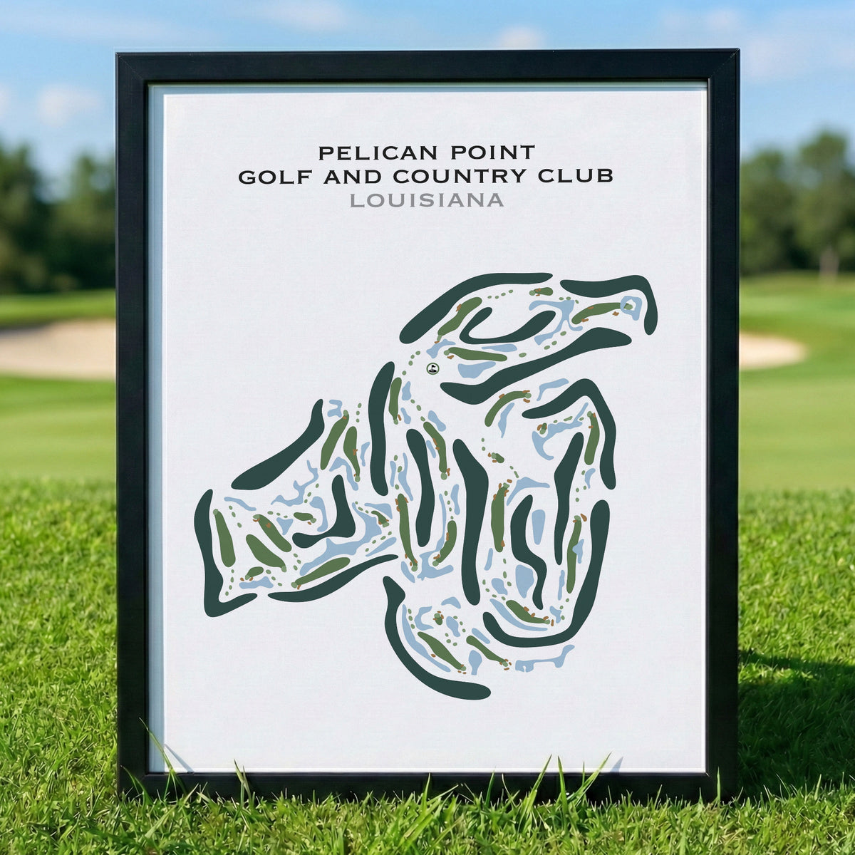 Pelican Point Golf & Country Club, Louisiana - Printed Golf Courses
