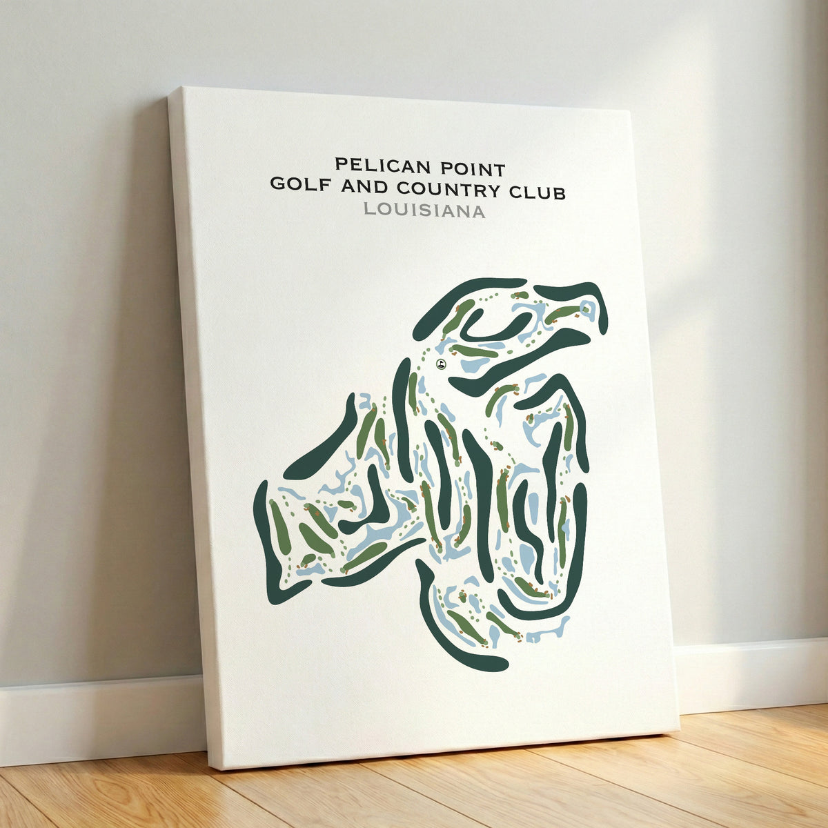 Pelican Point Golf & Country Club, Louisiana - Printed Golf Courses