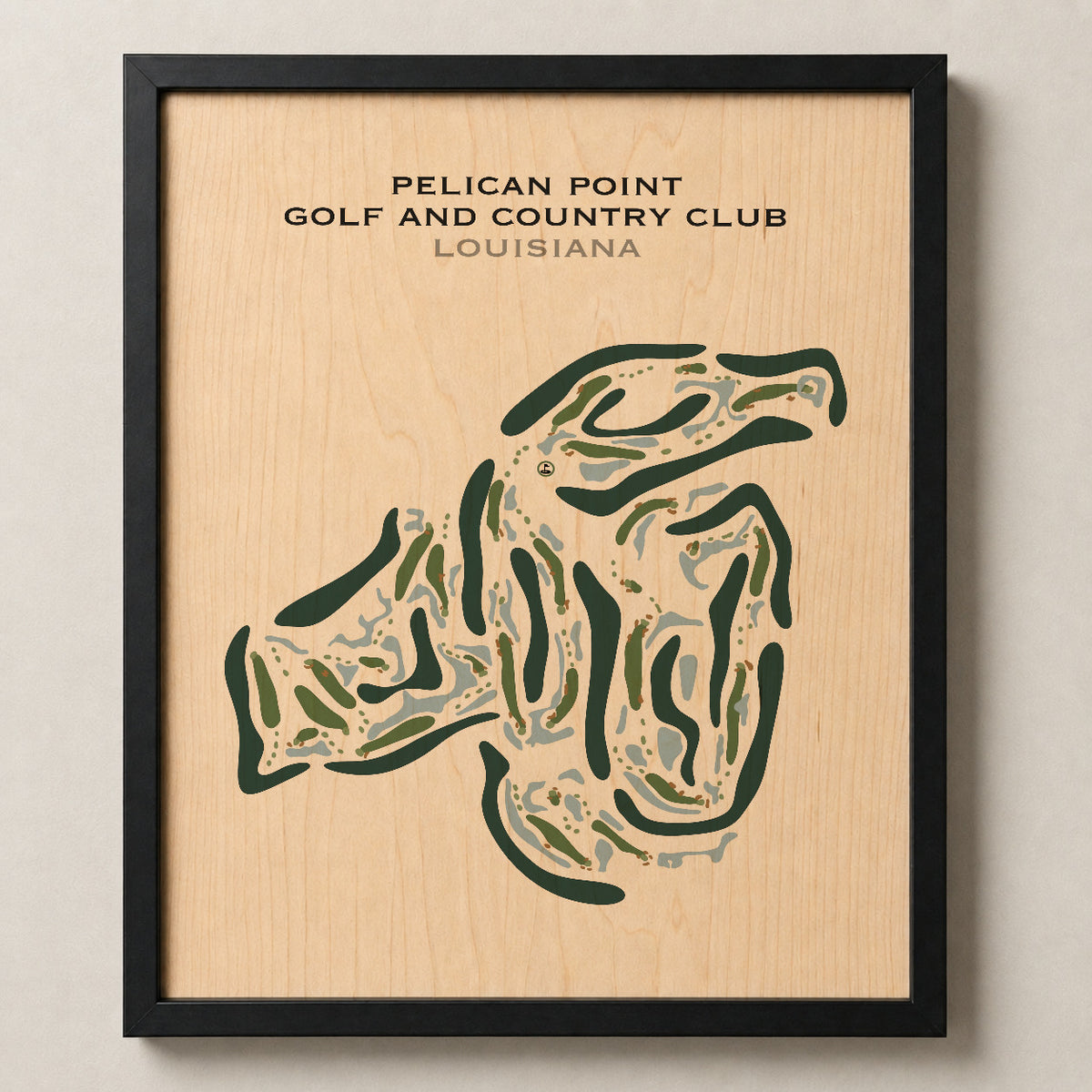 Pelican Point Golf & Country Club, Louisiana - Printed Golf Courses