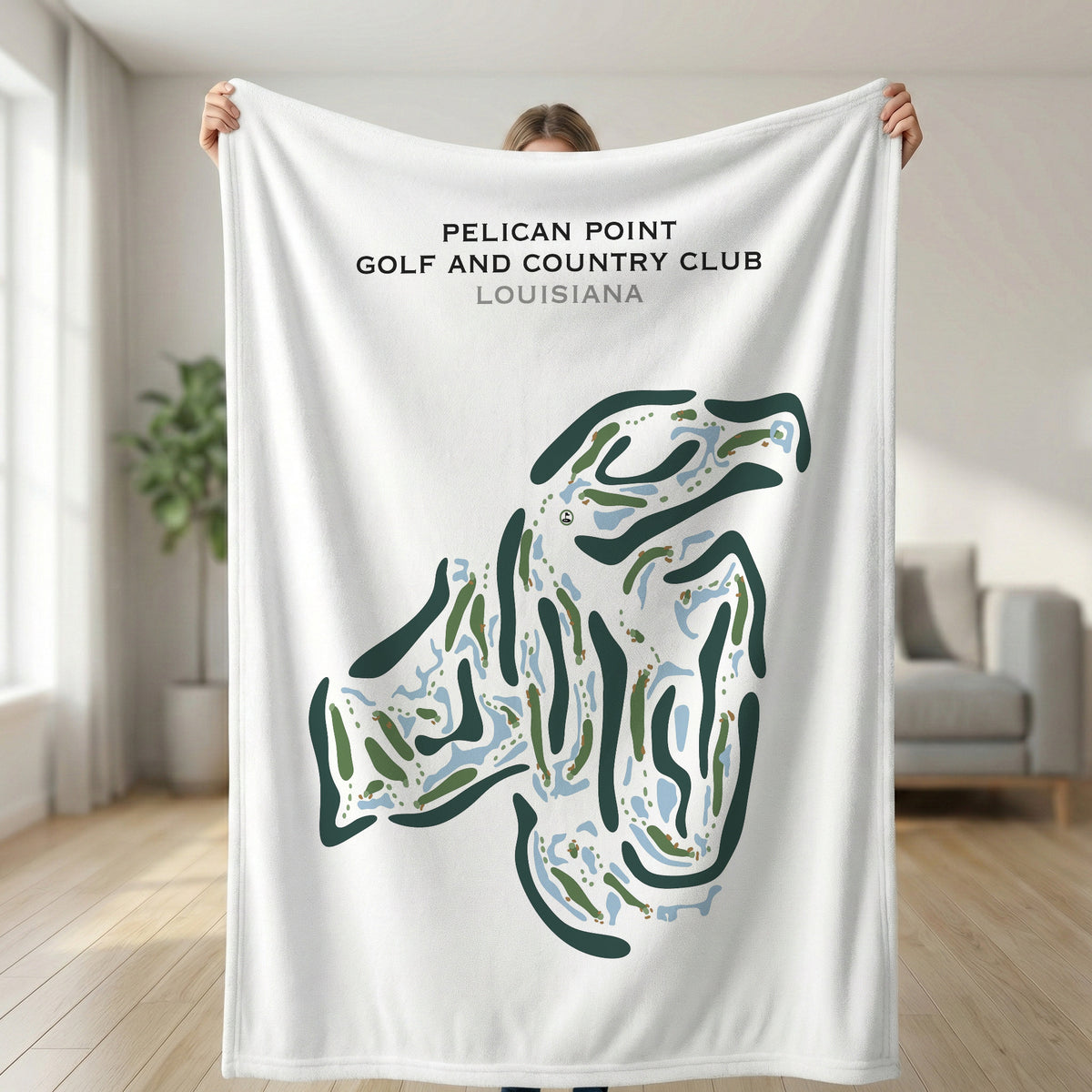 Pelican Point Golf & Country Club, Louisiana - Printed Golf Courses