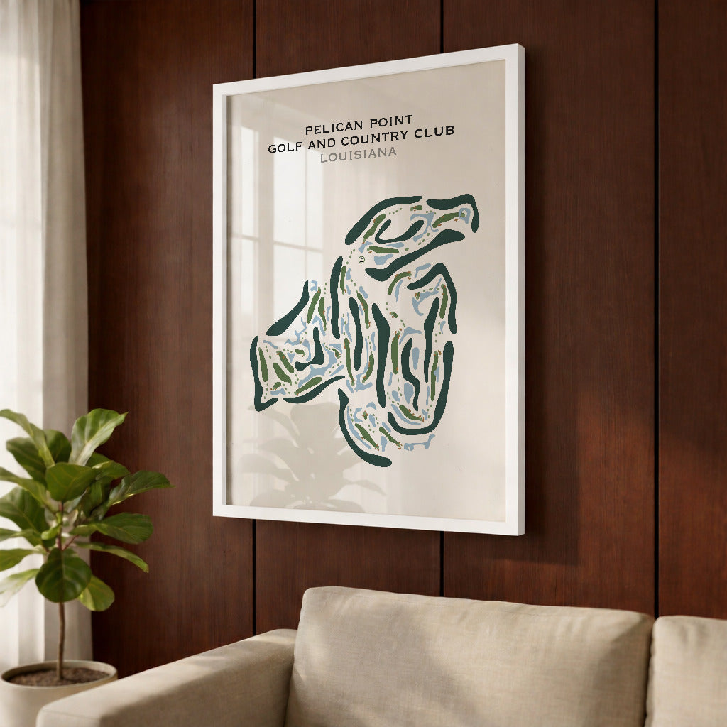 Pelican Point Golf & Country Club, Louisiana - Printed Golf Courses