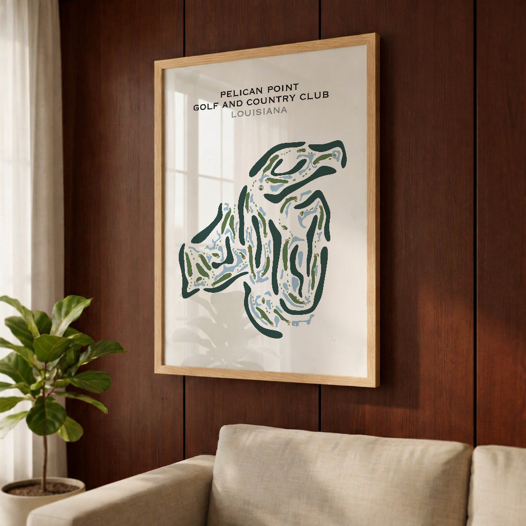 Pelican Point Golf & Country Club, Louisiana - Printed Golf Courses