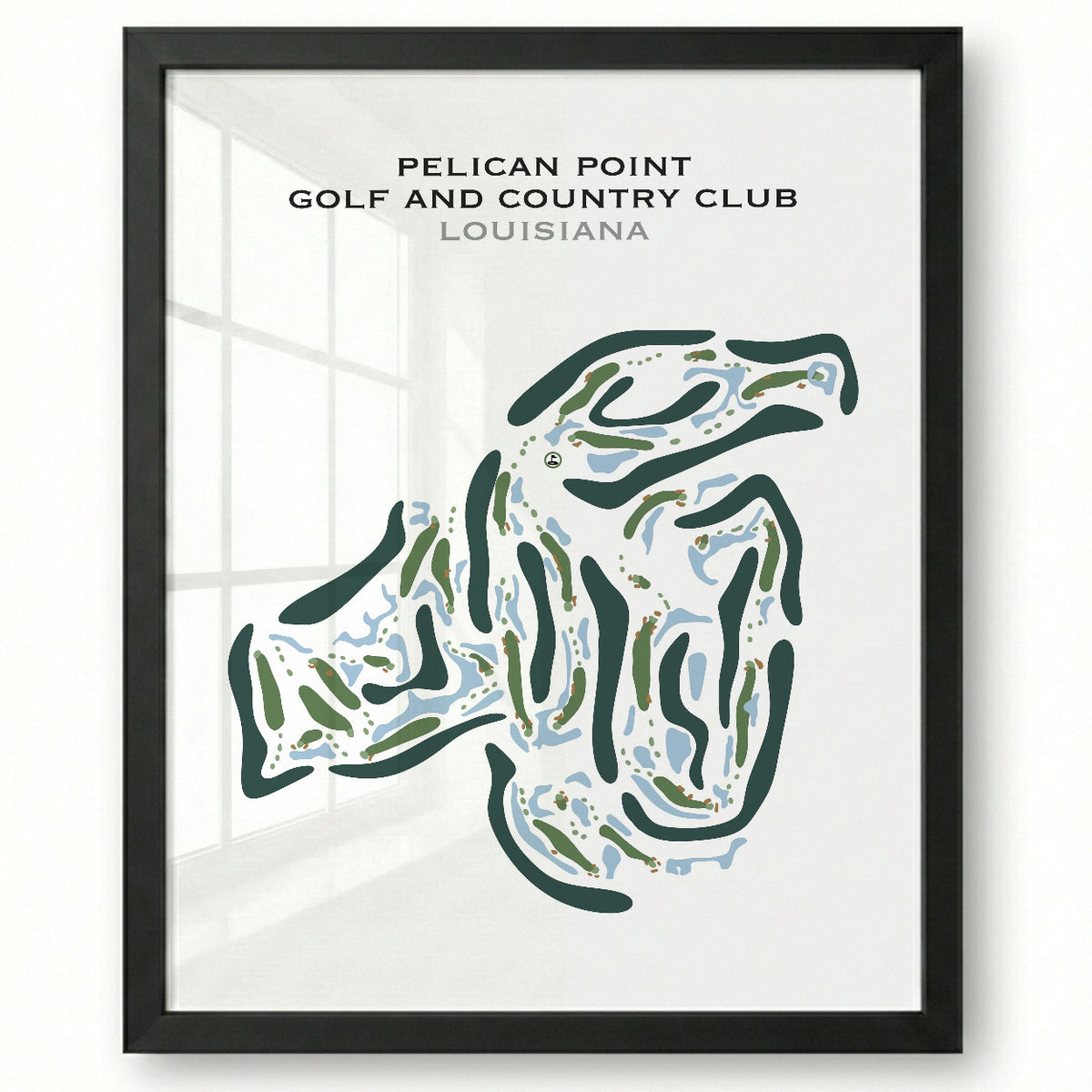 Pelican Point Golf & Country Club, Louisiana - Printed Golf Courses