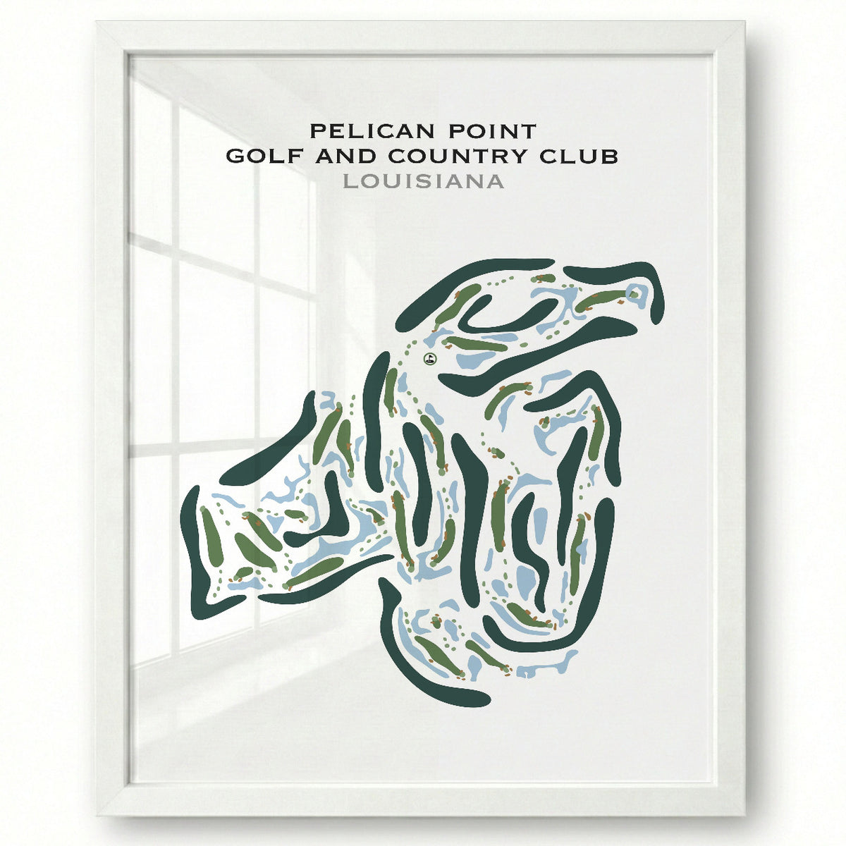 Pelican Point Golf & Country Club, Louisiana - Printed Golf Courses
