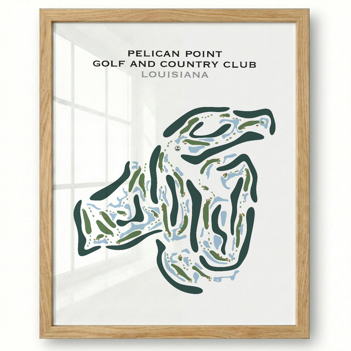 Pelican Point Golf & Country Club, Louisiana - Printed Golf Courses