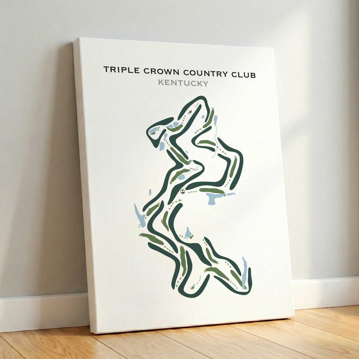 Triple Crown Country Club, Kentucky - Printed Golf Courses