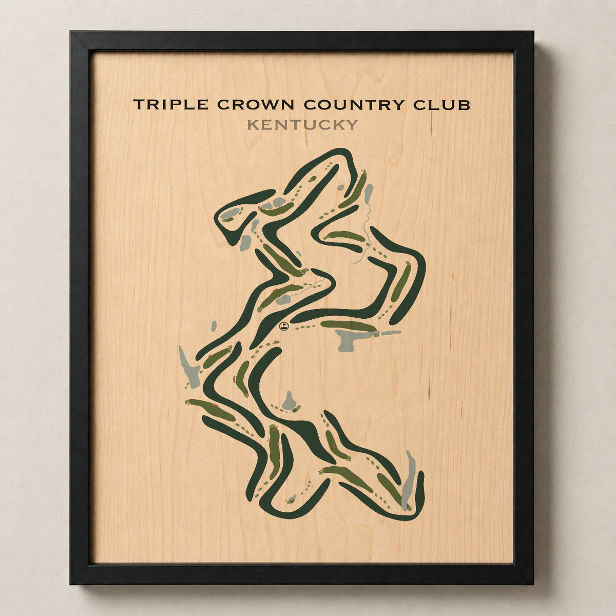 Triple Crown Country Club, Kentucky - Printed Golf Courses
