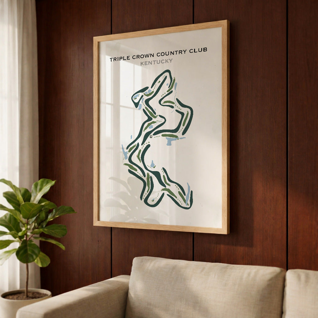 Triple Crown Country Club, Kentucky - Printed Golf Courses