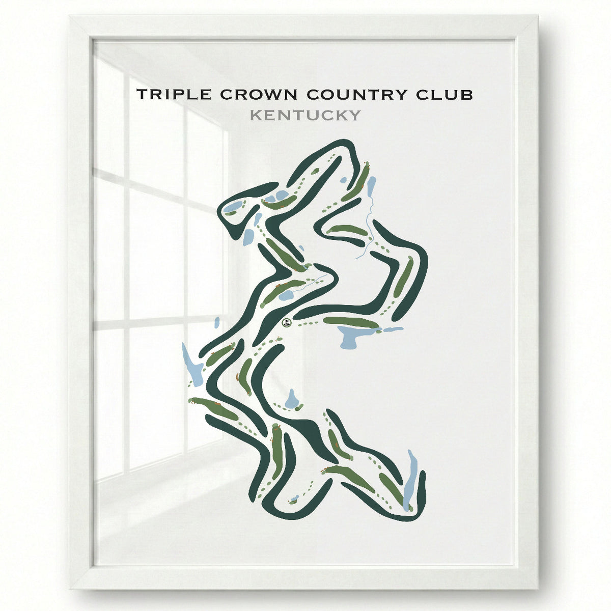 Triple Crown Country Club, Kentucky - Printed Golf Courses