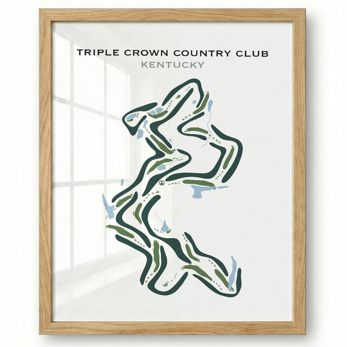 Triple Crown Country Club, Kentucky - Printed Golf Courses