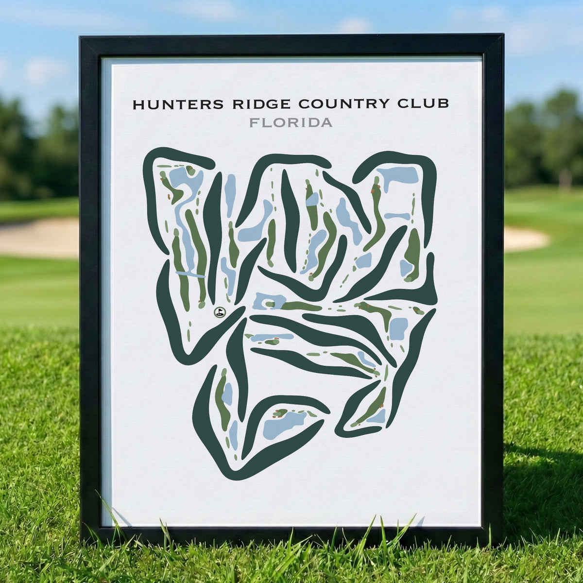Hunters Ridge Country Club, Florida - Printed Golf Courses