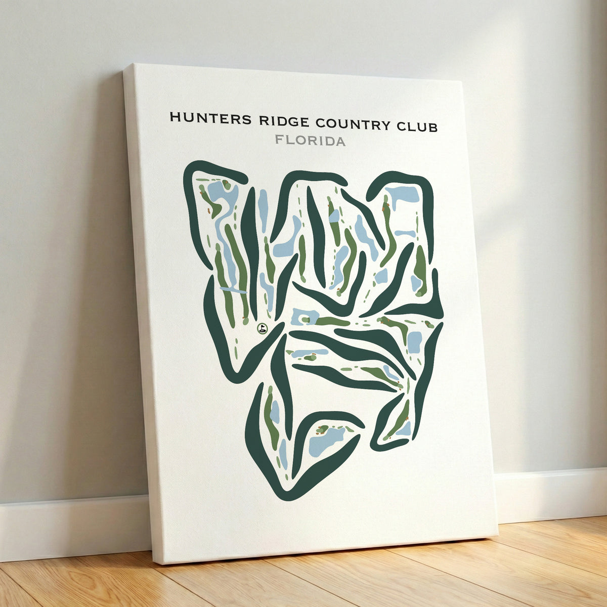Hunters Ridge Country Club, Florida - Printed Golf Courses