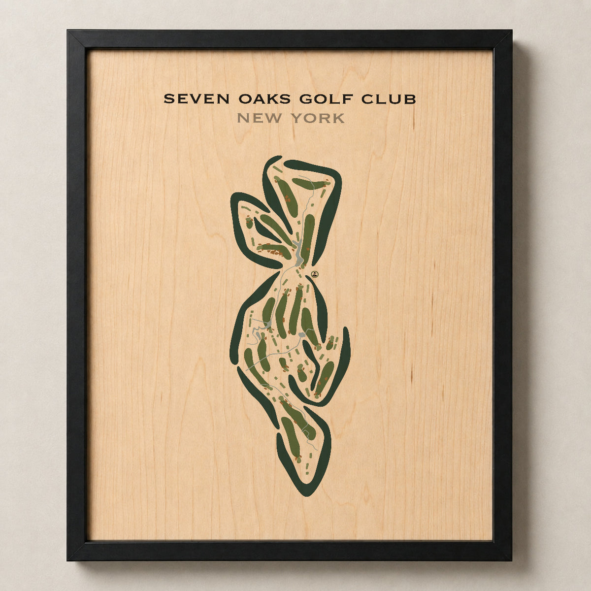 Seven Oaks Golf Club, New York - Printed Golf Courses