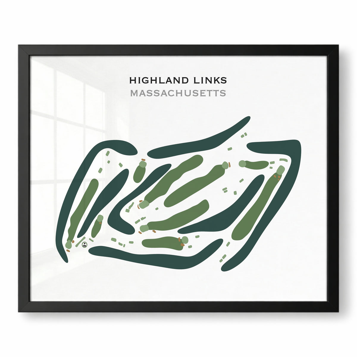 Highland Links, Massachusetts - Printed Golf Courses